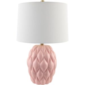 Cagli Pink Ceramic Table Lamp by Livabliss