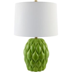 Cagli Grass Green Ceramic Table Lamp by Livabliss