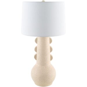 Callander Cream Resin Table Lamp by Livabliss