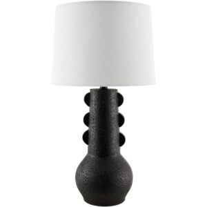 Callander Black Resin Table Lamp by Livabliss