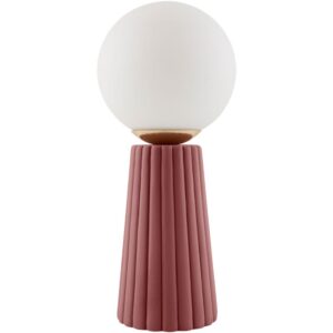 Conju Peach Ceramic Table Lamp by Livabliss