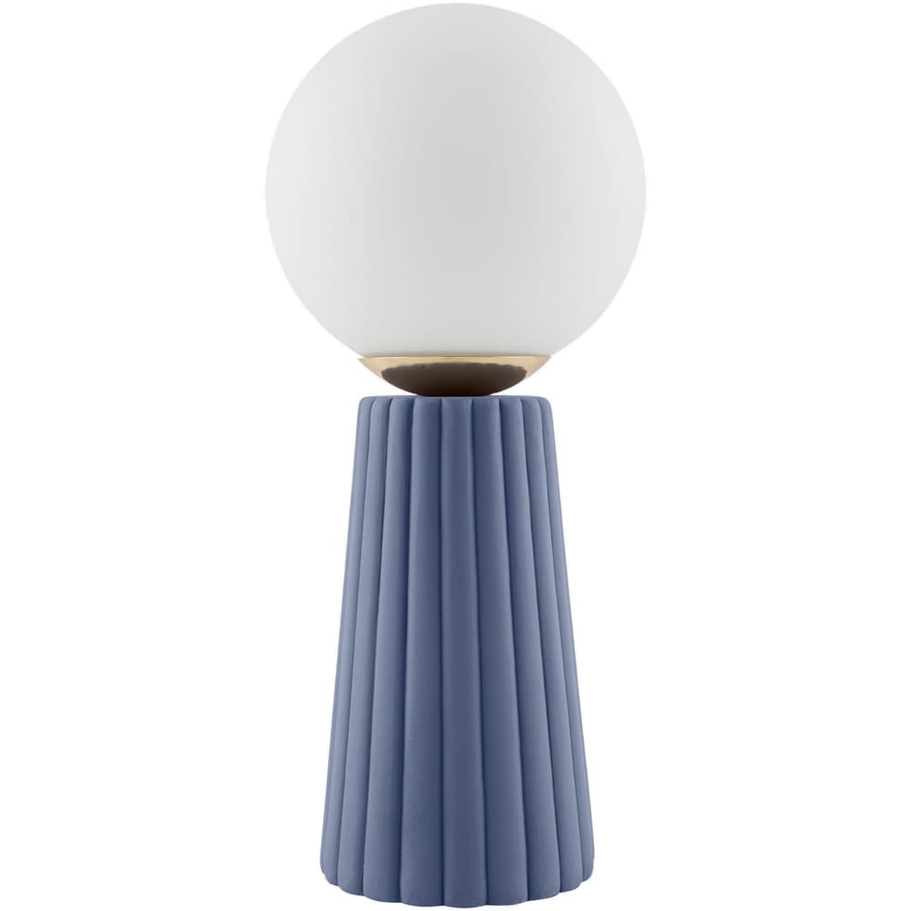 Conju Blue Ceramic Table Lamp by Livabliss