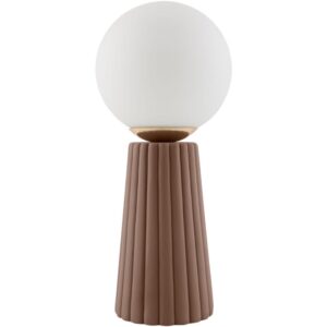 Conju Brown Ceramic Table Lamp by Livabliss