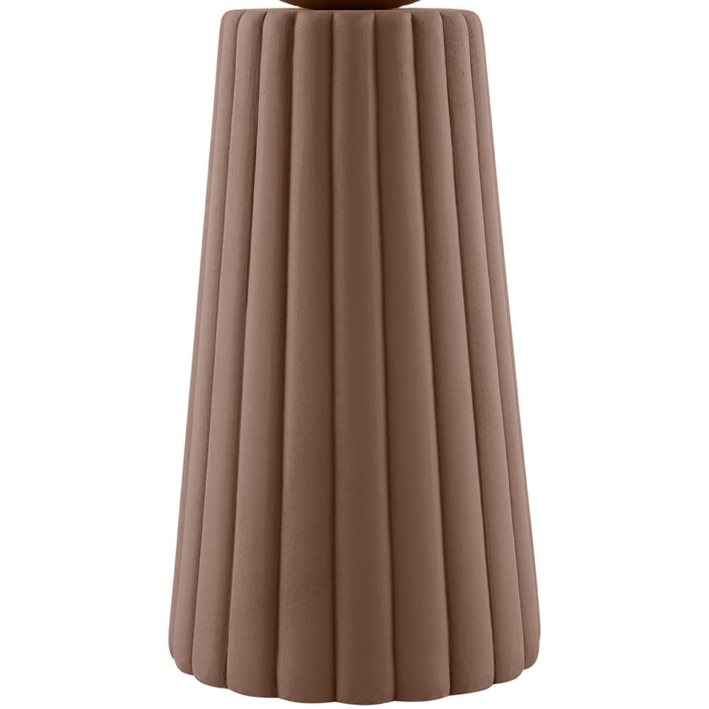 Conju Brown Ceramic Table Lamp by Livabliss - Image 2