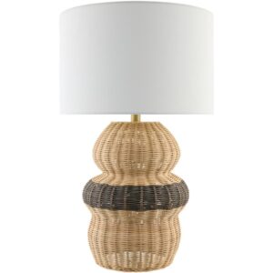 Caylus Beige Rattan Table Lamp by Livabliss