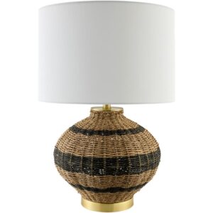 Caylus Beige Rattan Table Lamp by Livabliss
