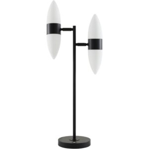 Decize Black Iron Table Lamp by Livabliss