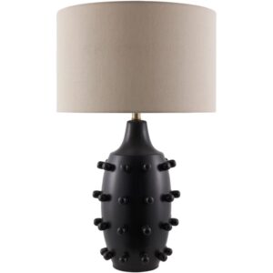 Dege Black Ceramic Table Lamp by Livabliss