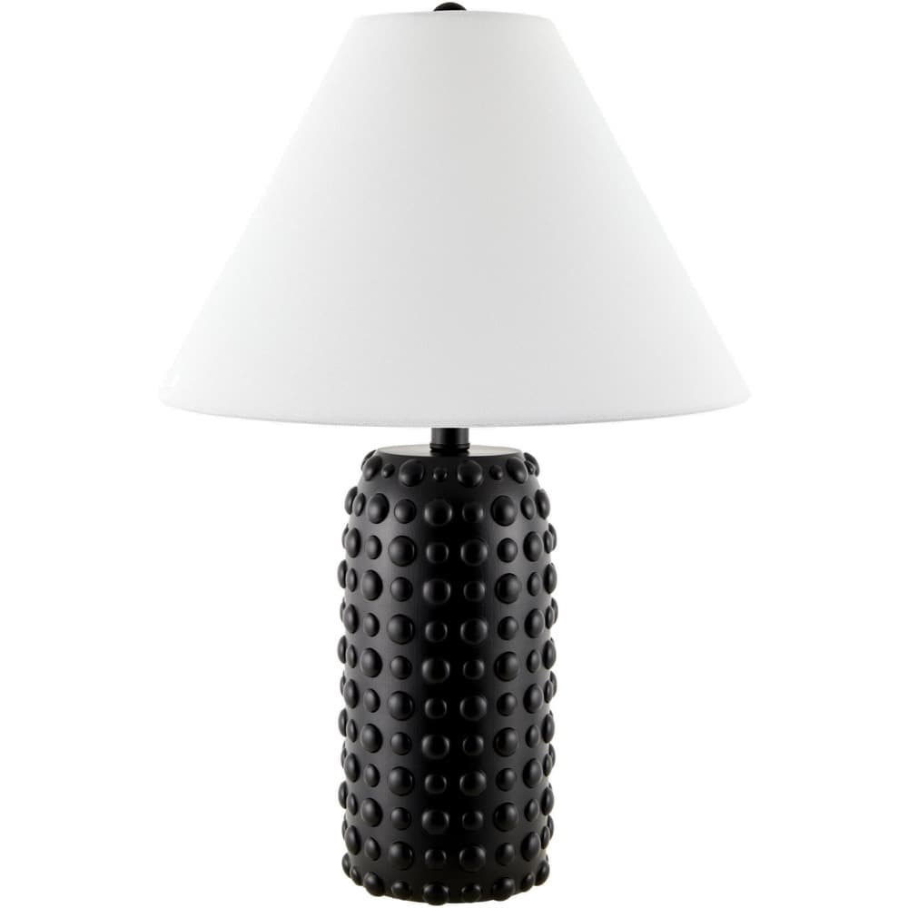 Diffa Black Resin Table Lamp by Livabliss