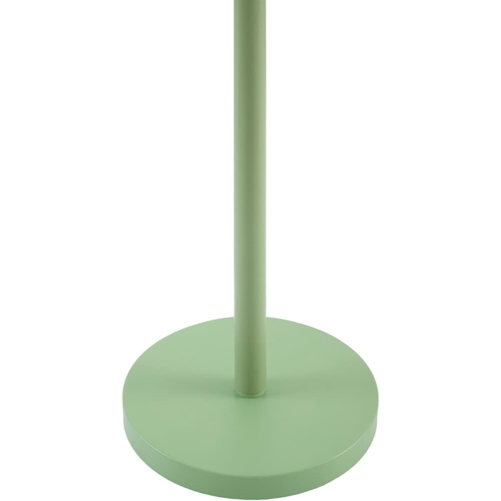 Dame Green Rubber Wood Accent Floor Lamp by Livabliss - Image 2