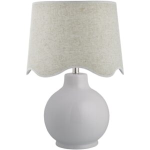Doheny White Ceramic Table Lamp by Livabliss