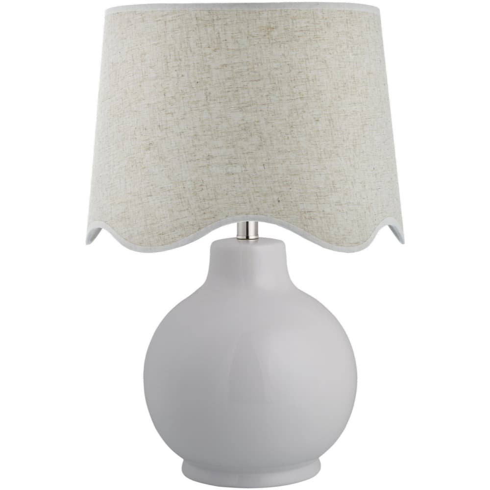 Doheny White Ceramic Table Lamp by Livabliss