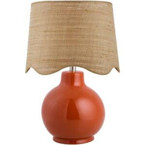 Doheny Red Ceramic Table Lamp by Livabliss