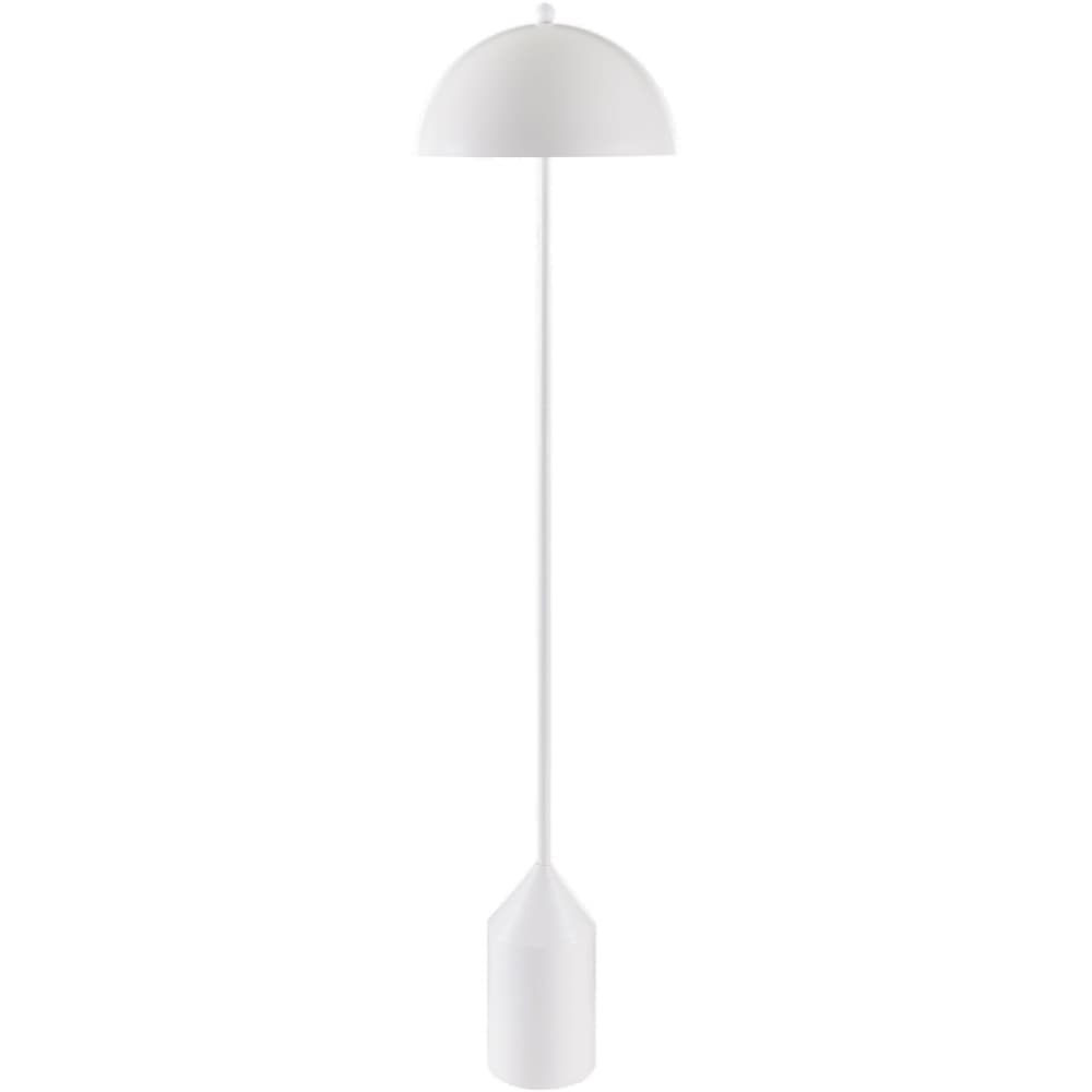 Elder White Iron Accent Floor Lamp by Livabliss