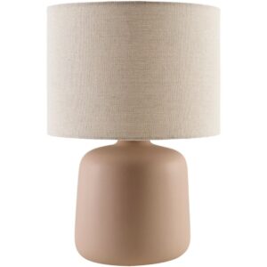 Elio Coral Ceramic Table Lamp by Livabliss