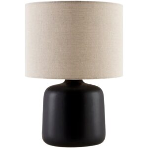 Elio Black Ceramic Table Lamp by Livabliss