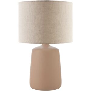 Elio Coral Ceramic Table Lamp by Livabliss