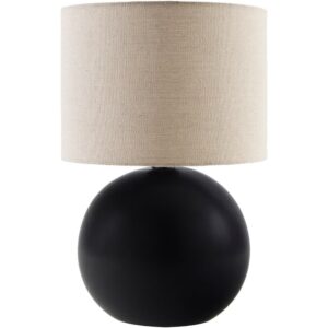 Elio Black Ceramic Table Lamp by Livabliss