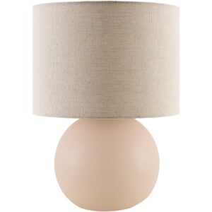 Elio Coral Ceramic Table Lamp by Livabliss