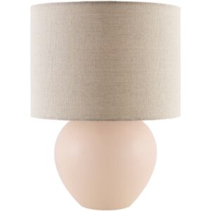 Elio Coral Ceramic Table Lamp by Livabliss