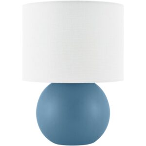 Elio Pale Blue Ceramic Table Lamp by Livabliss
