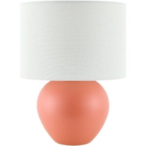 Elio Brick Red Ceramic Table Lamp by Livabliss