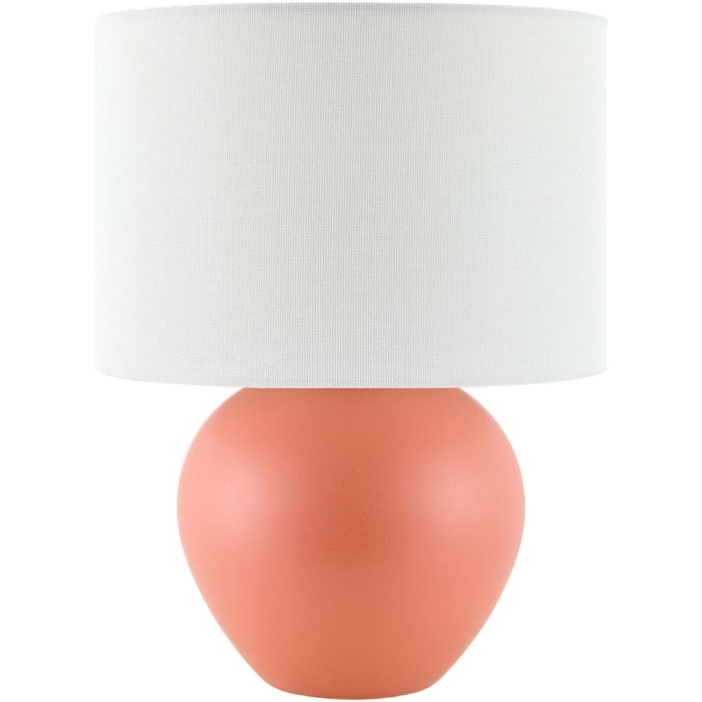 Elio Brick Red Ceramic Table Lamp by Livabliss