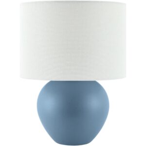 Elio Pale Blue Ceramic Table Lamp by Livabliss