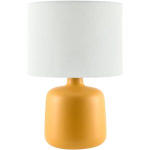 Elio Bright Yellow Ceramic Table Lamp by Livabliss