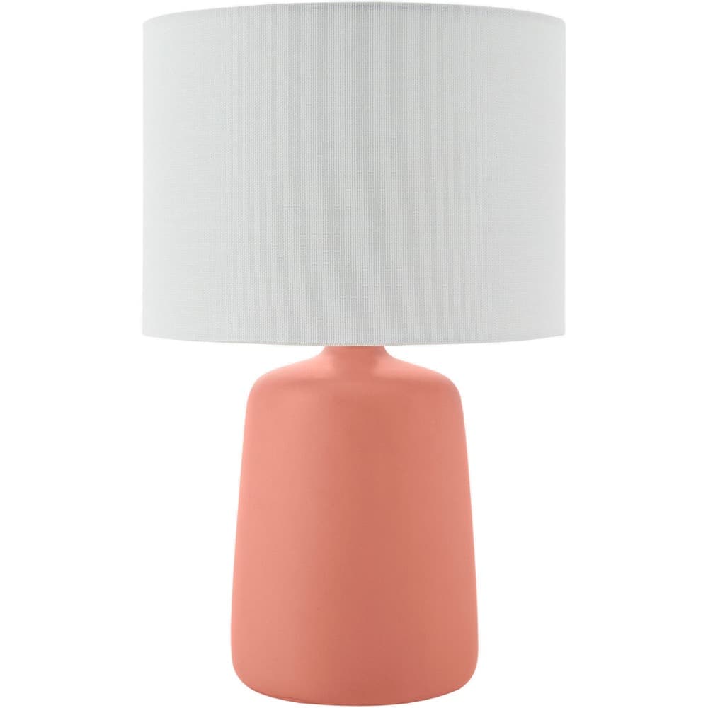 Elio Brick Red Ceramic Table Lamp by Livabliss