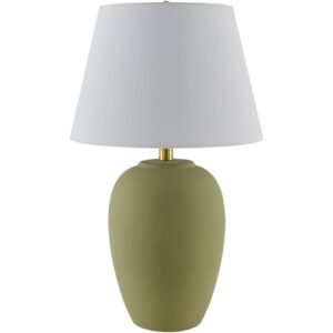 Matera Green Ceramic Table Lamp by Livabliss