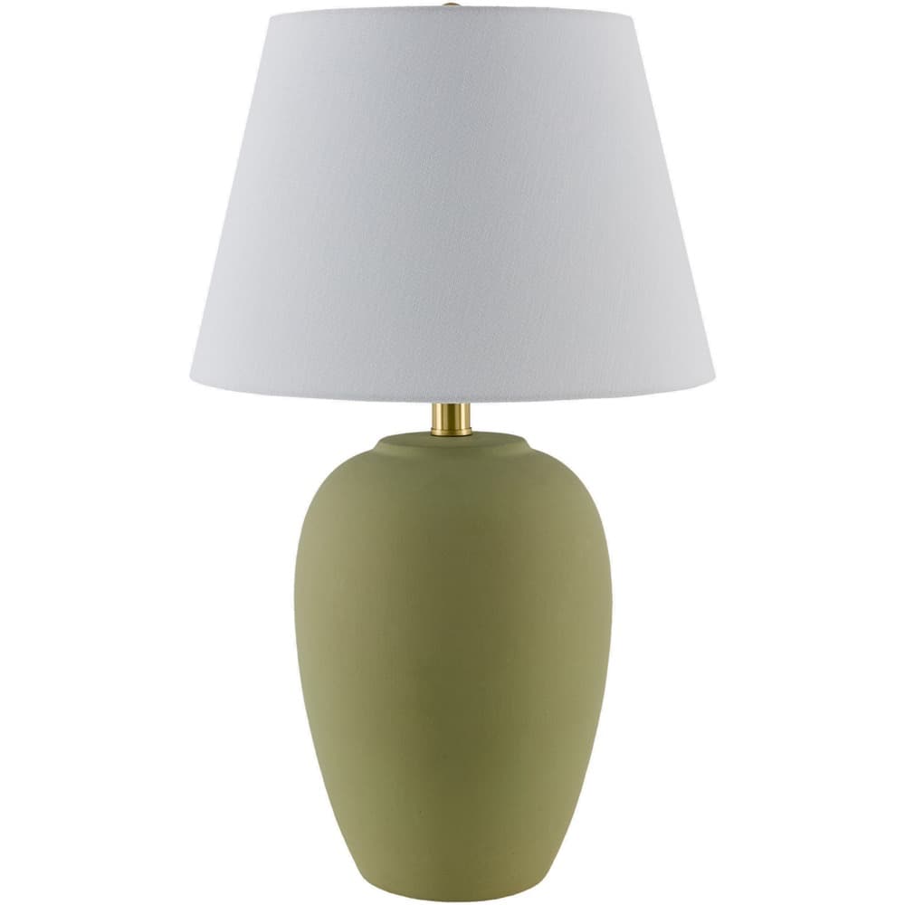 Matera Green Ceramic Table Lamp by Livabliss