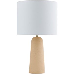 Etalle Beige Concrete Table Lamp by Livabliss