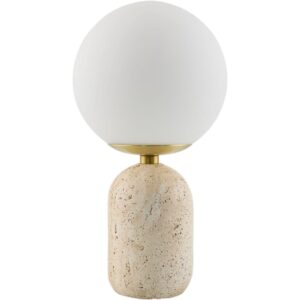 Fana Brown Iron Table Lamp by Livabliss