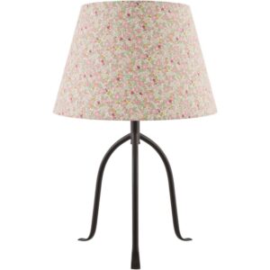 Floriva Black Steel Table Lamp by Livabliss
