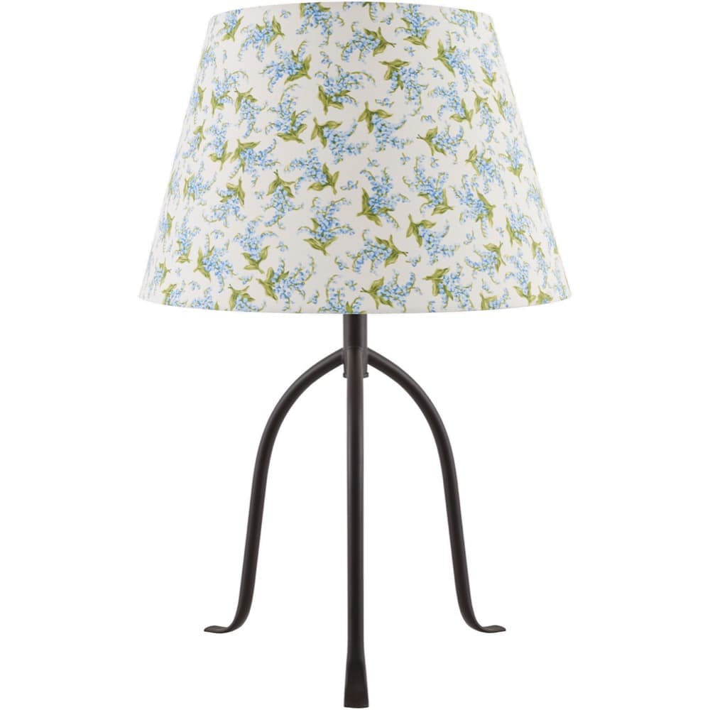 Floriva Black Steel Table Lamp by Livabliss