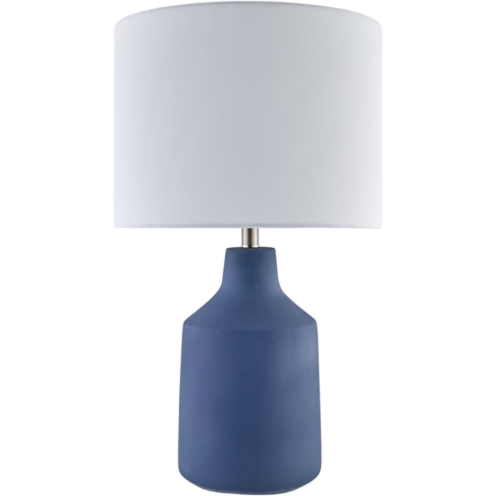 Foreman Blue Cement Table Lamp by Livabliss