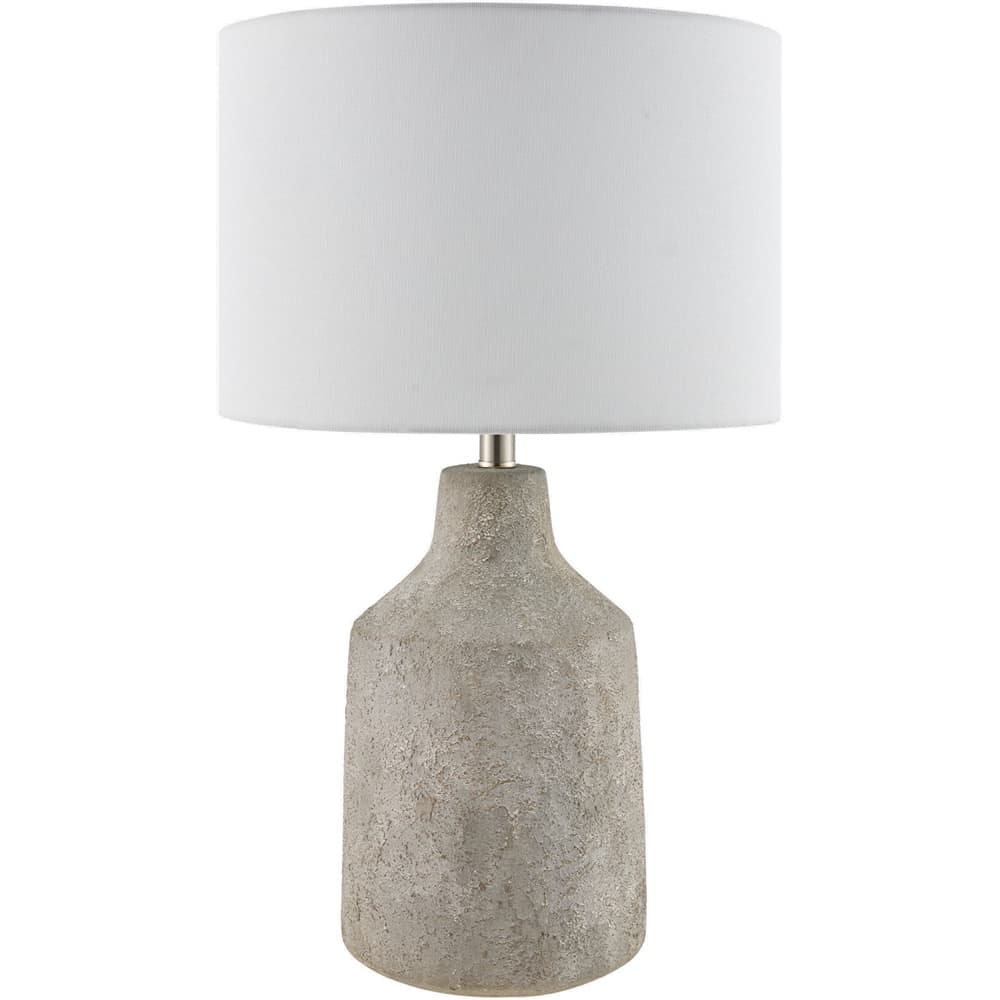 Foreman Gray Cement Table Lamp by Livabliss