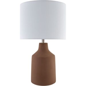 Foreman Rust Cement Table Lamp by Livabliss