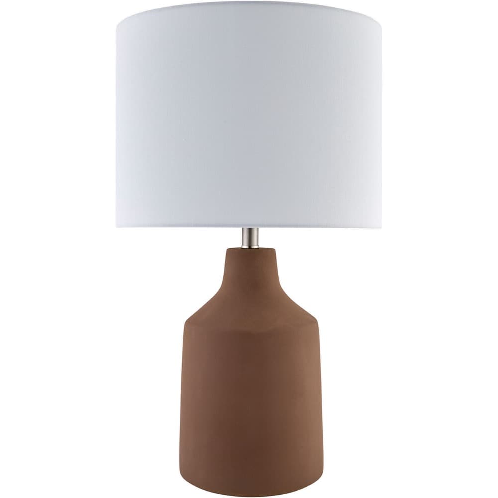 Foreman Rust Cement Table Lamp by Livabliss