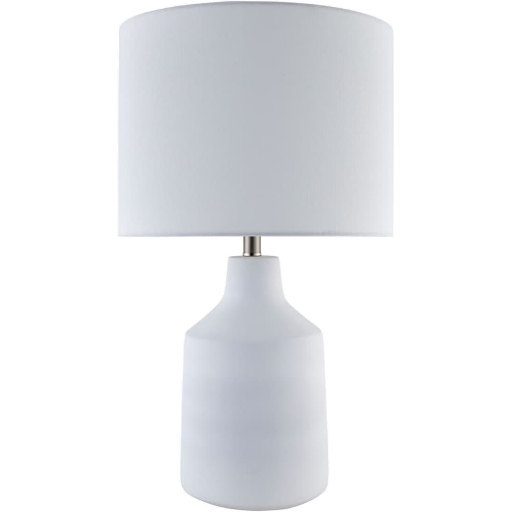 Foreman White Cement Table Lamp by Livabliss