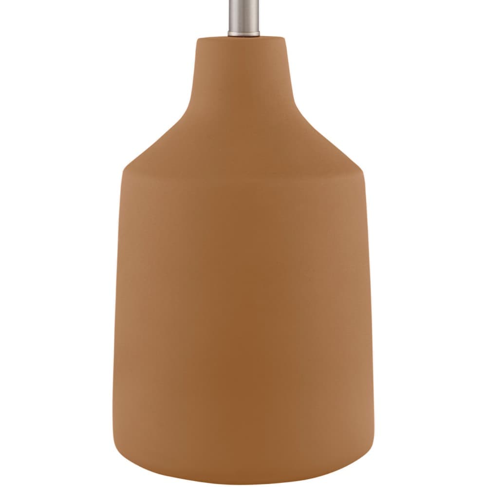 Foreman Brick Red Cement Table Lamp by Livabliss - Image 2