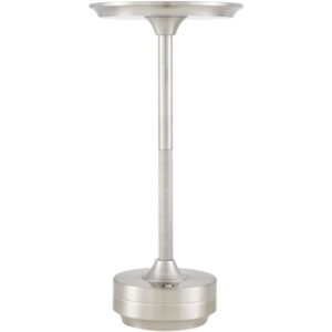 Furnas Metallic Nickel Iron Table Lamp by Livabliss