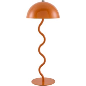 Furnas Orange Iron Table Lamp by Livabliss