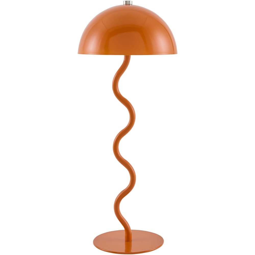 Furnas Orange Iron Table Lamp by Livabliss