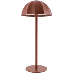 Furnas Orange Iron Table Lamp by Livabliss