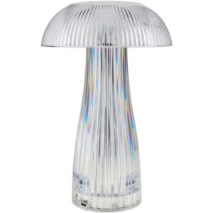 Furnas Clear Iron Table Lamp by Livabliss