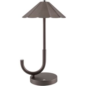 Furnas Brown Iron Table Lamp by Livabliss