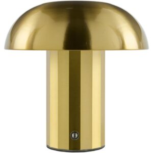 Furnas Metallic Brass Iron Table Lamp by Livabliss