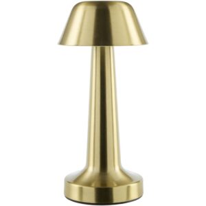 Furnas Metallic Brass Iron Table Lamp by Livabliss